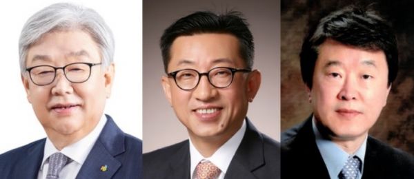 김정남 DB 보험그룹 부회장, 고원종 DB 금융그룹 부회장, 이재형 DB 제조서비스그룹 부회장.(왼쪽부터) [사진제공=DB그룹]