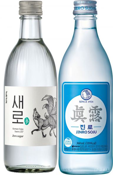 '새로' vs '진로'…제로 소주 왕좌 놓고 점유율 경쟁