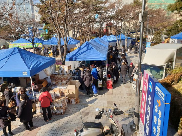 동대문·강서·강남·양천구 설 맞이 직거래 장터 개설 