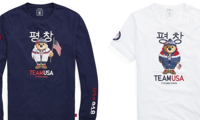 2018 평창 동계 올림픽 당시 랄프 로렌에서 디자인한 미국 국가 대표팀 셔츠 / 사진=랄프 로렌