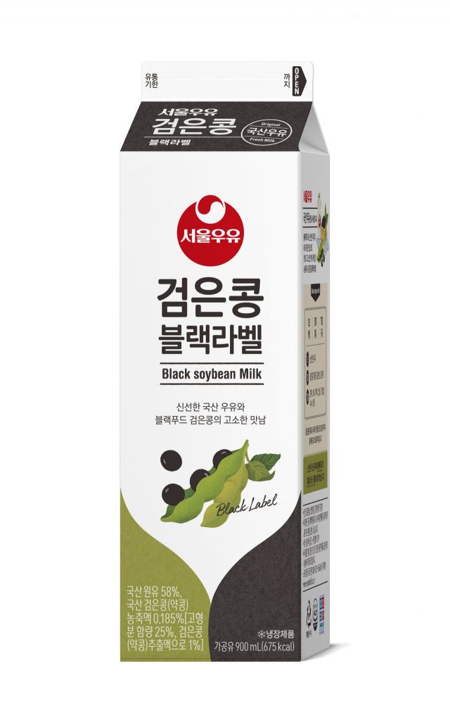 서울우유, '검은콩 블랙라벨' 출시…"깊은 맛에 건강까지"