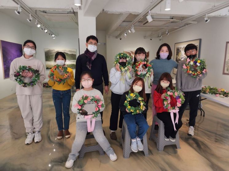 곡성군 갤러리107, 겨울 예술학교 전시회 열어