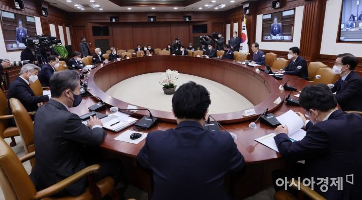 [포토] 한덕수 총리 주재 국정현안관계장관회의