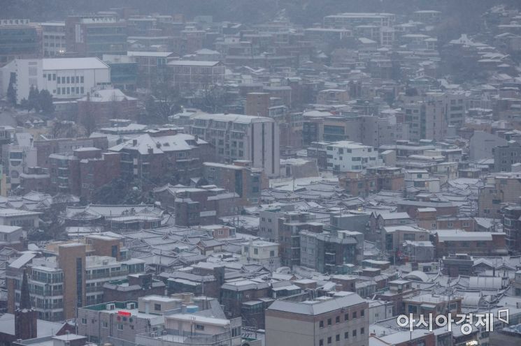 [포토]하얗게 눈 쌓인 서울