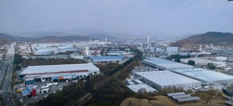 새빗켐 이차전지 리싸이클링 공장이 들어설 김천일반산업단지.