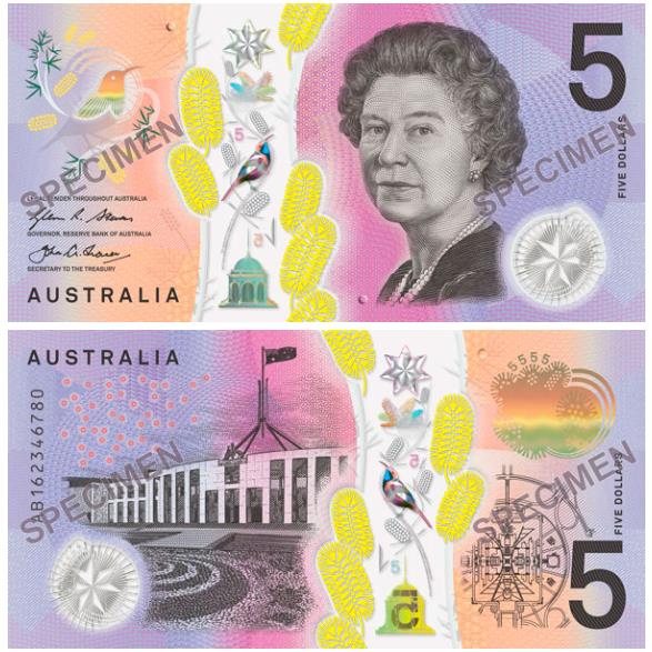 호주 5달러 지폐서 英 엘리자베스 2세 사라진다