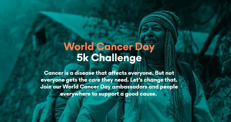 오늘은 '세계 암의 날', 걷기로 함께 해요