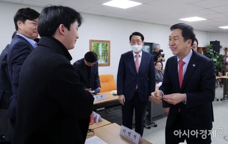 [포토] 시민사회단체 찾은 김기현 후보