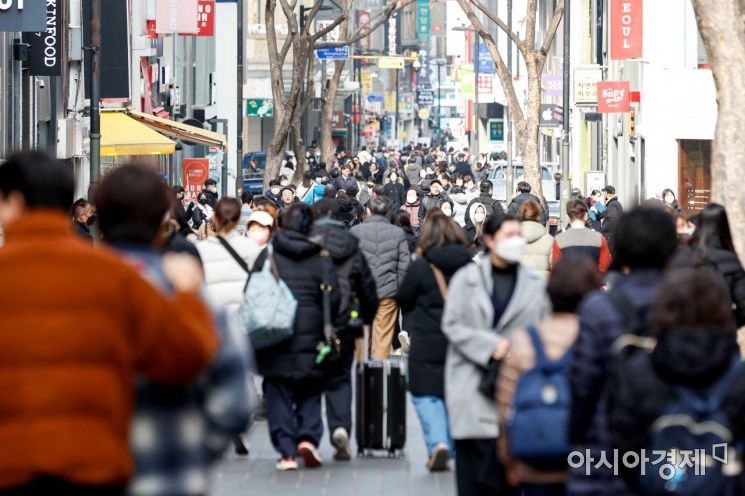 [포토]활기찬 명동 거리