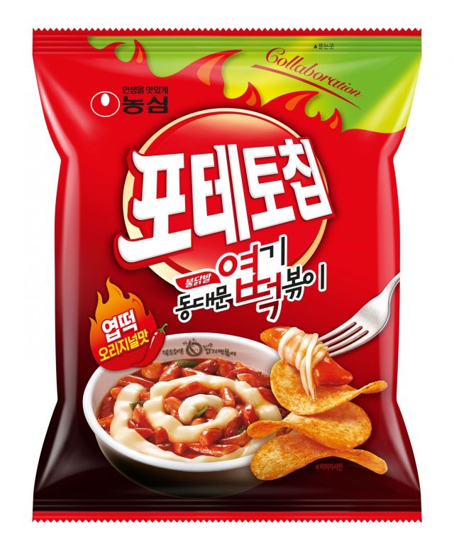 농심, 포테토칩 엽떡오리지널맛 출시…"중독적인 매운맛"