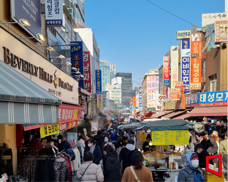 활기를 되찾은 남대문 시장