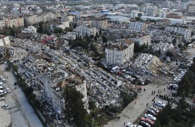 지진으로 폐허가 된  튀르키예 남부 광역 하타이 지역 [이미지출처=연합뉴스]