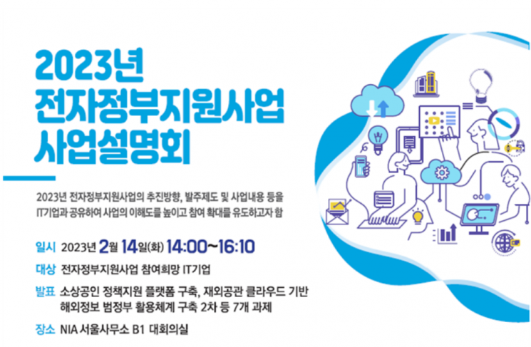 행안부, '전자정부지원사업 설명회' 개최