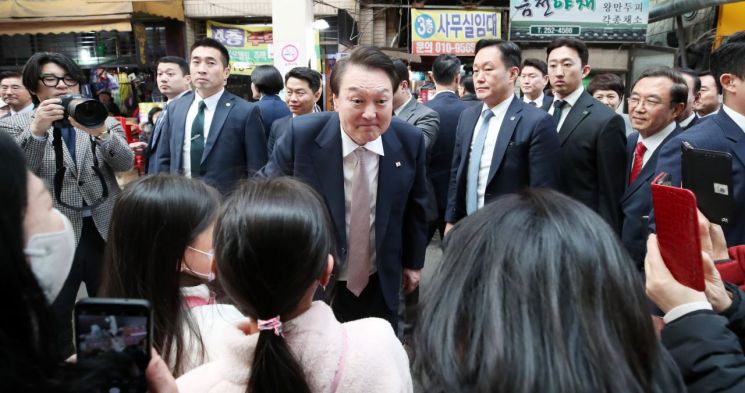 지지율 주춤 尹, 민생에 '올인'…'돈잔치' 은행·통신 정조준 