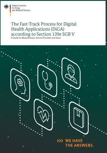 독일의 '디지털 건강 애플리케이션(DiGA)' 제도 설명서 [사진제공=독일연방의약품의료기기연구원]