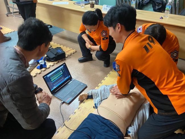 제주서부소방서, 펌뷸런스 출동대원 특별교육 실시
