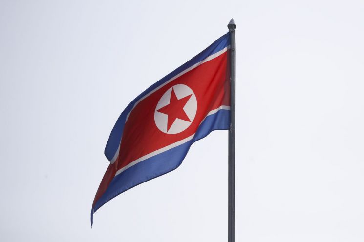 북한 인공기 [이미지출처=EPA연합뉴스]