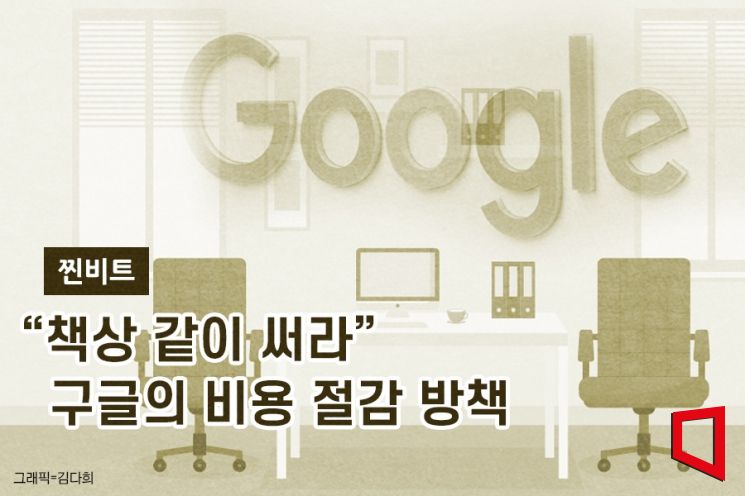 [찐비트]구글 "주2일 사무실 출근, 책상은 공유"…비용절감 나서