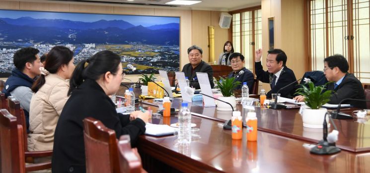 거창군, 거창 사과 가공제품 개발 용역 중간보고회 열어