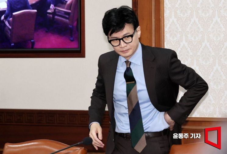 [포토] 국무회의 참석하는 한동훈 장관