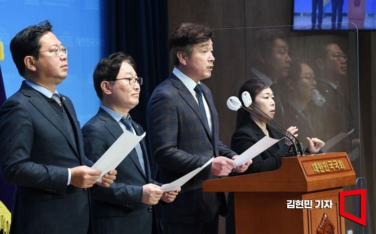 [포토] 민주당, "정순신 인사검증...한동훈 장관 책임져야"