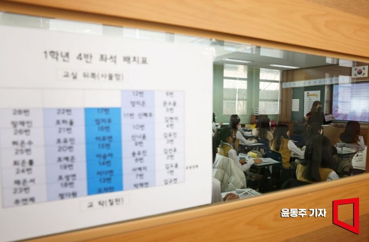 [포토] 4년만에 열리는 대면입학식