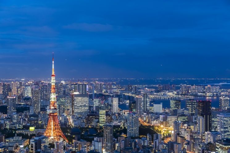 삼일절 연휴기간 해외여행지로 가장 많이 검색된 일본 도쿄 야경[사진제공=카약·호텔스컴바인]