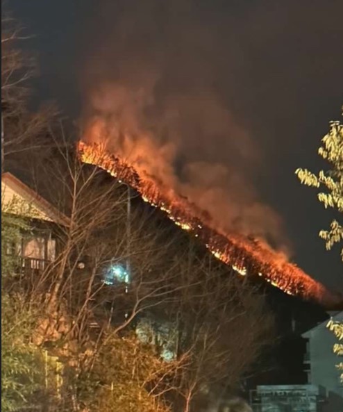 주택 불씨 바람 타 산불로 번져… 양산 원동서 9시간만에 밤샘 진화