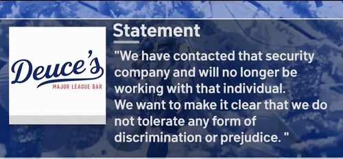 아시아계 여성을 '김정은'으로 불러 논란이 된 듀시스의 해명 [이미지출처=시카고 NBC방송·연합뉴스]