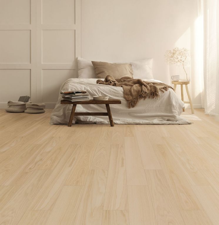 동화기업의 고급마루 제품 '나투스진 네이쳐' 오크 베이지.