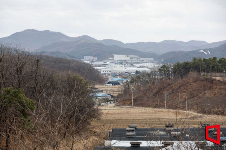 반도체 국가산업단지로 지정된 경기도 용인시 처인구 남사읍 일대. 사진=강진형 기자aymsdream@