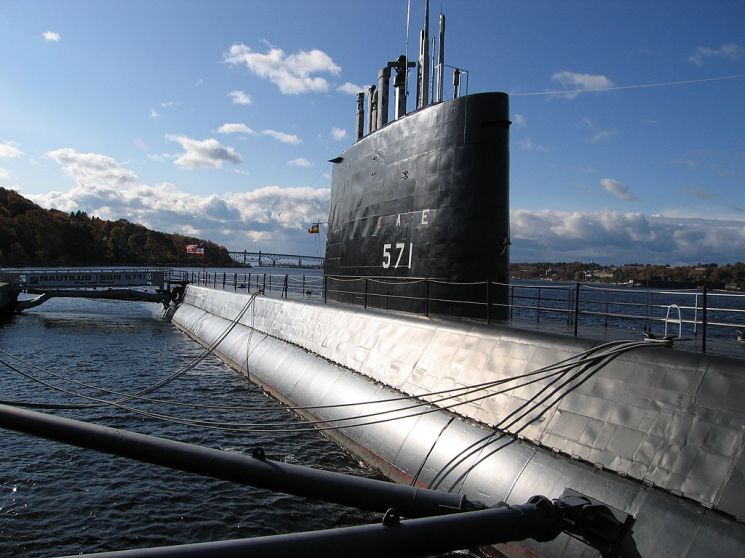 미국 코넷티컷주 그로튼에 위치한 잠수함 함대 박물관(The Submarine Force Museum)에 전시돼 있는 USS 노틸러스호의 모습.[이미지출처=미 잠수함 함대 박물관 홈페이지]