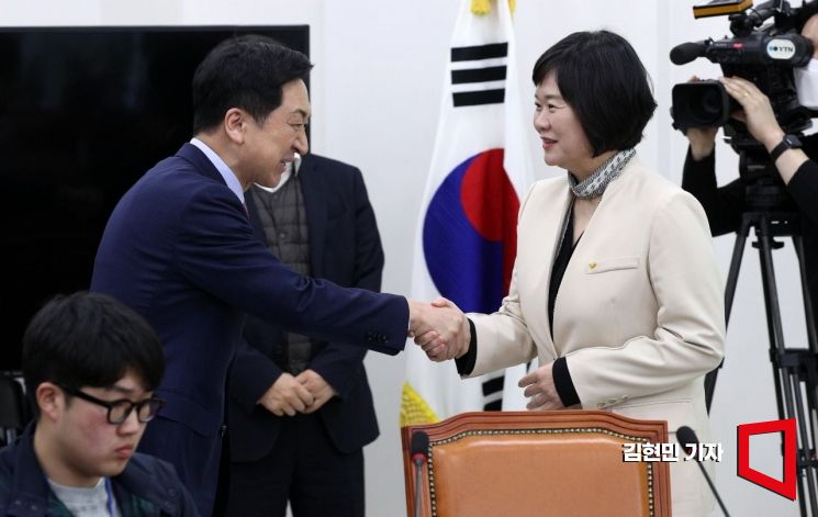 김기현, 국회의장·정의당 예방…與野 '험로' 예고