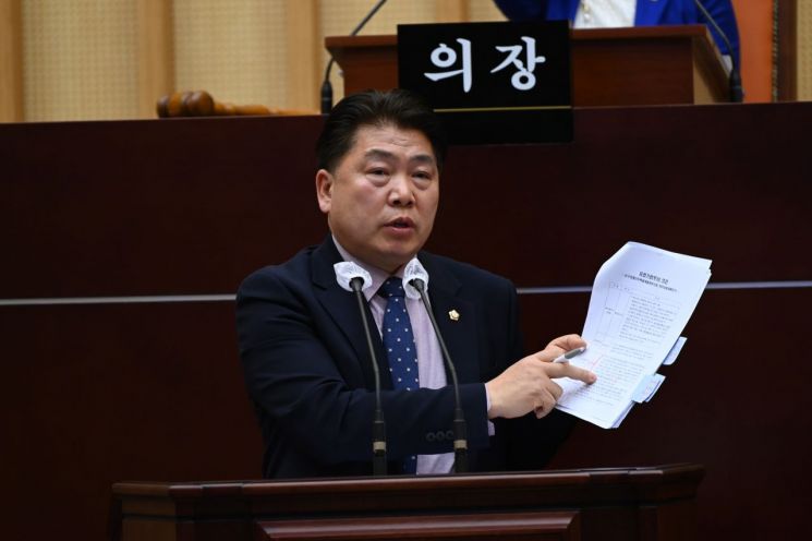 전승일 광주 서구의원, 양동재개발 관련 집행부 질타