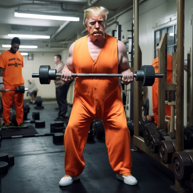 굴욕적 체포 후 죄수복 입은 트럼프…AI가 만든 가짜사진이었다