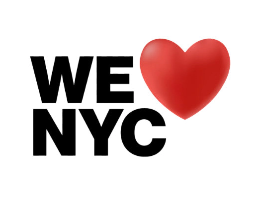 뉴욕시가 선보인 'WE♥NYC' 로고. [사진출처=WE♥NYC 공식 홈페이지 캡처]