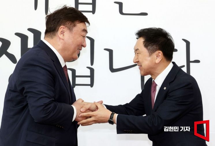 [포토] 김기현, 싱하이밍 주한 중국대사 접견