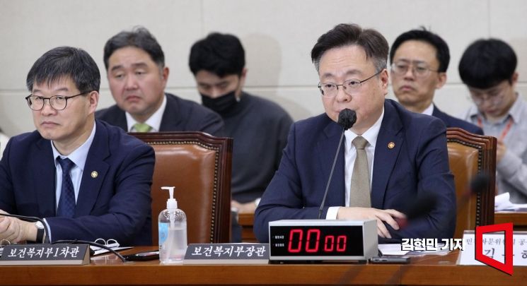 [포토] 연금개혁특위 출석한 조규홍 보건복지부 장관