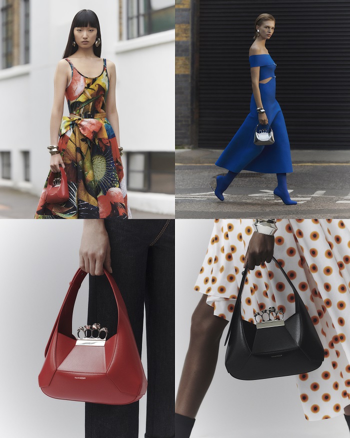 생동감 넘치는 새로운 컬러로 만날 수 있는 알렉산더 맥퀸 주얼 호보 백 눈길