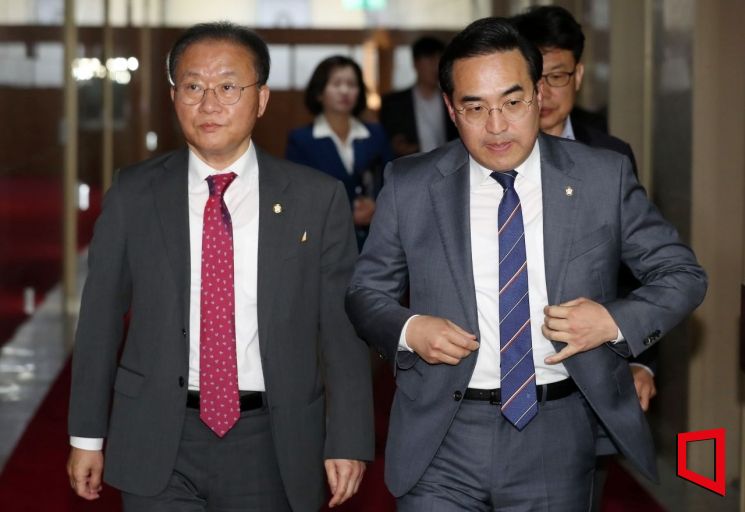 [포토] 여야, `양곡법 재투표` 합의 또 불발…"본회의 시작 전까지 논의"