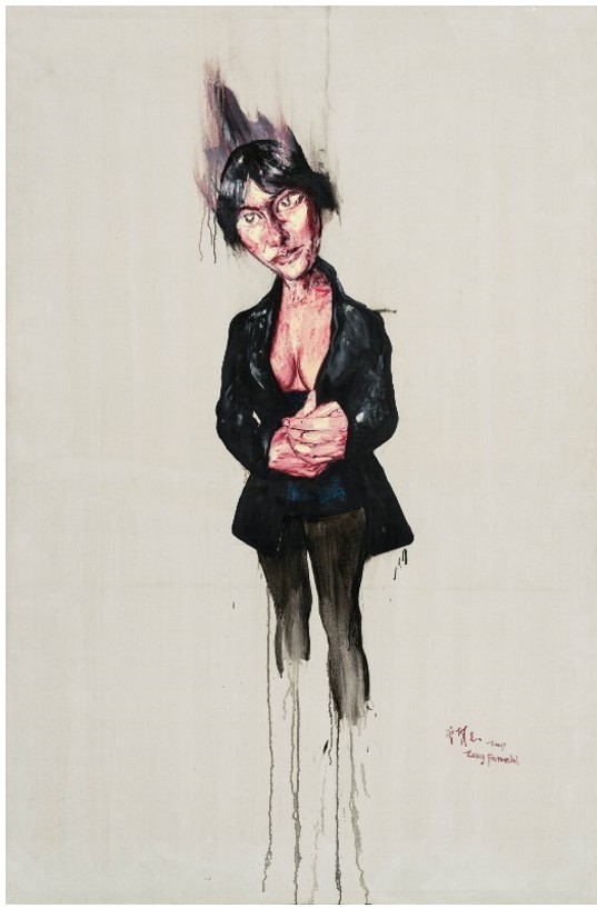 쩡 판즈 Chinese Portrait, oil on canvas, 220×145cm , 2007, 추정가 11억5000만~15억원 [사진제공 = 케이옥션]