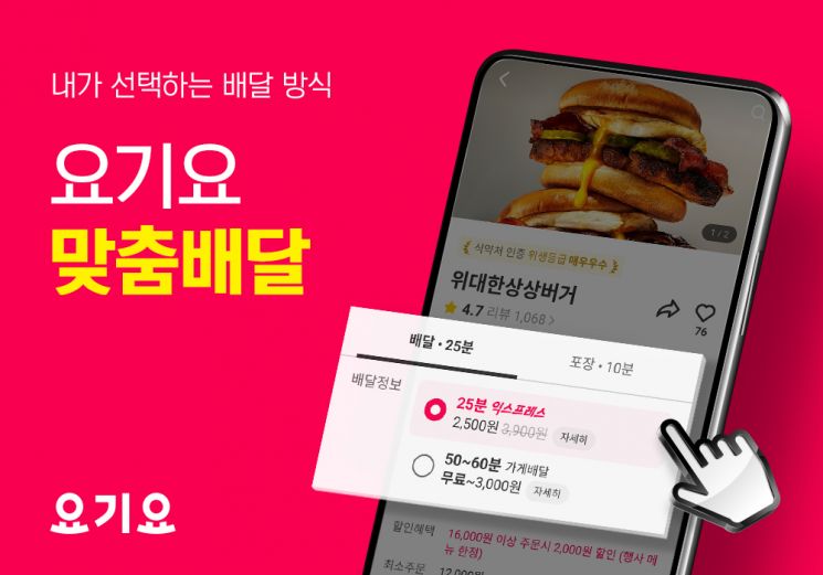 Yogiyo Introduces 'Custom Delivery' Allowing Choice of Delivery Method