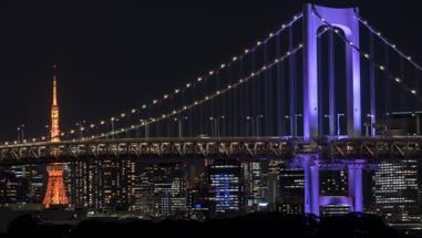 2022년 광안대교 점등행사 모습.