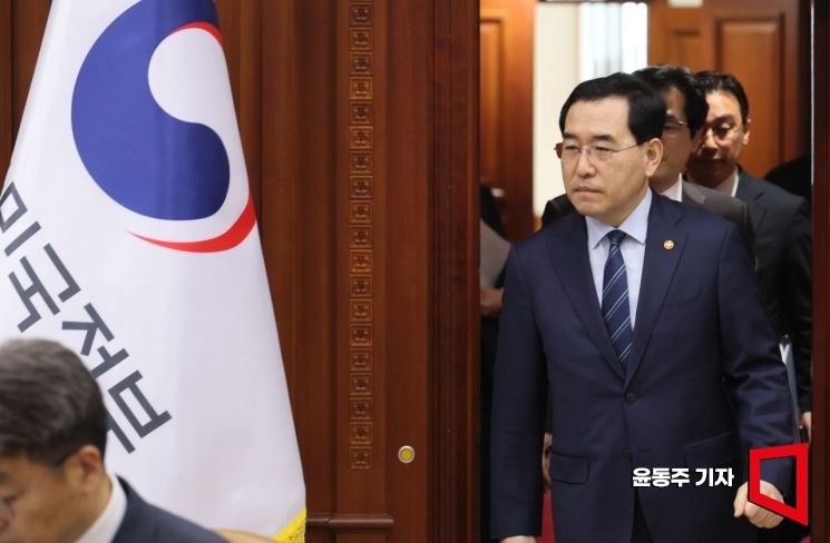 이창양 산업통상자원부 장관이 19일 서울 종로구 정부서울청사에서 열린 중앙-지방 에너지효율협의회에 참석하고 있다. 사진=윤동주 기자 doso7@