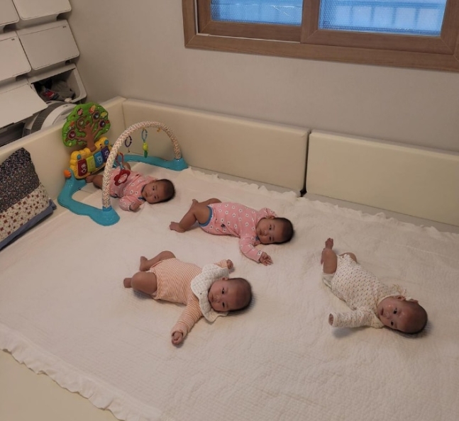 네쌍둥이 [사진출처=박두레씨 인스타그램]