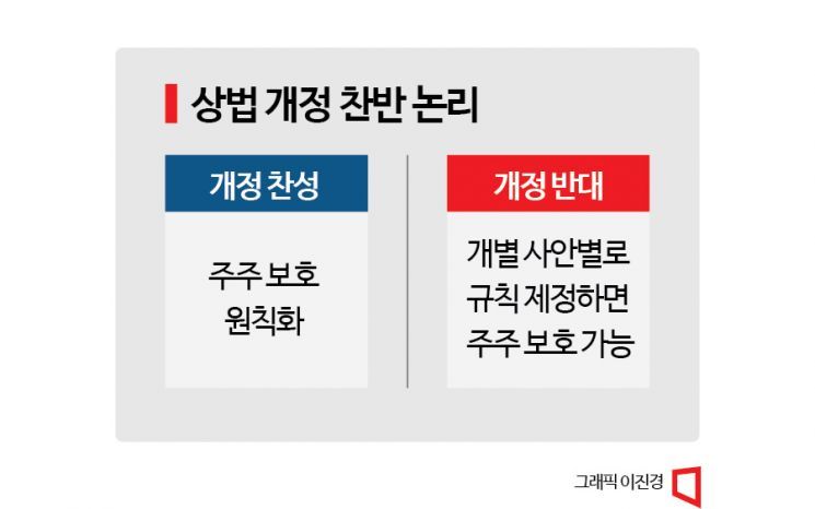[상법 개정안 논란]②"현행법은 자사주 맞교환 등 지배주주 제어 못해"…사안별 규칙 제정 주장도