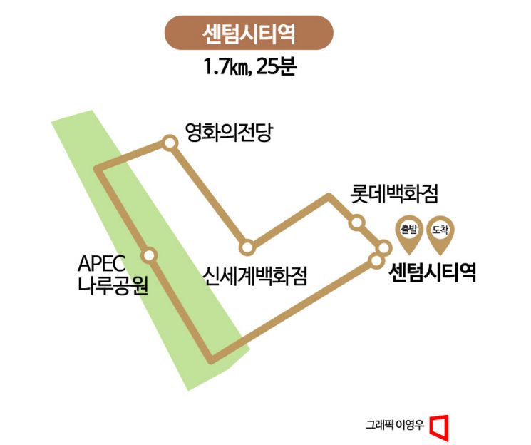  [하루만보]세계 최대 백화점·나루공원…센텀시티역