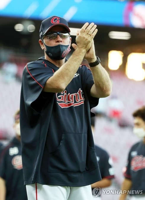 [뉴스속 인물]래리 서튼 효과? '진격의 거인' 롯데 9연승