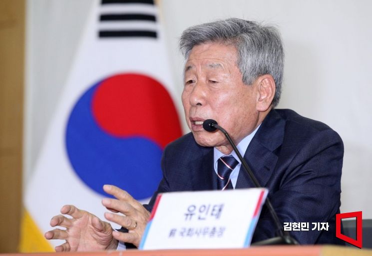 유인태 전 국회 사무총장. 김현민 기자