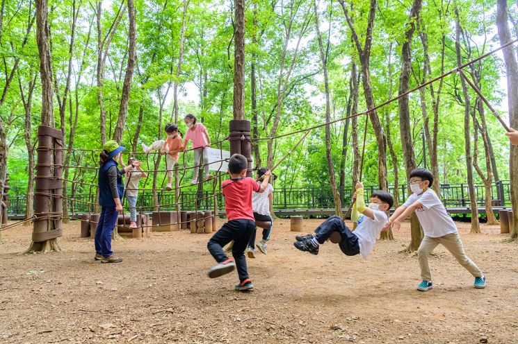 양천구, '들썩들썩 양천인더숲' 프로그램이 열릴 계남근린공원 유아숲체험장